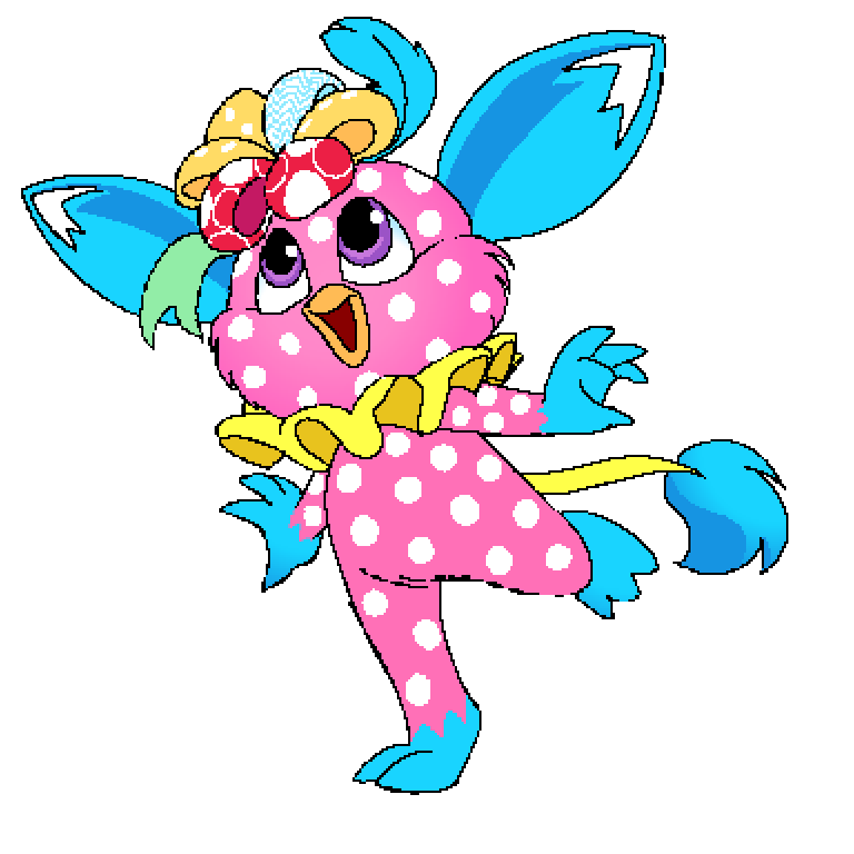 drawing of my furby named daisy