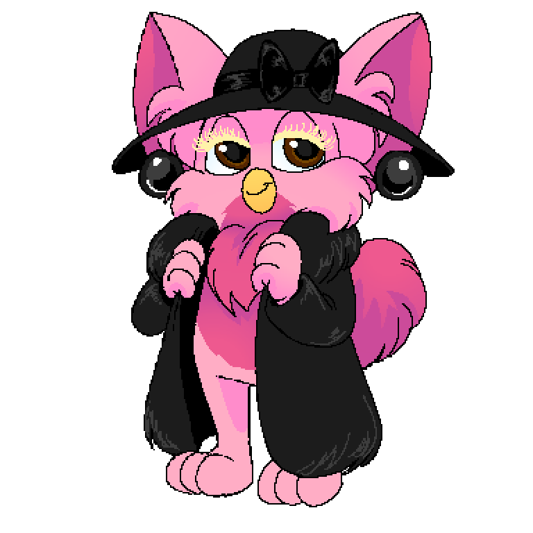 drawing of my furby named lilith